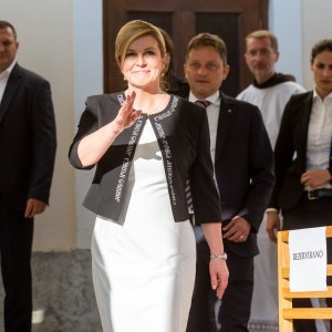 Predsjednica Grabar-Kitarović na proslavi Velike Gospe na trsatskom svetištu