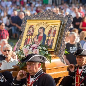 Predsjednica Grabar-Kitarović na proslavi Velike Gospe na trsatskom svetištu