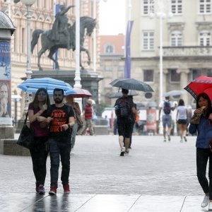 Kiša rashladila Zagreb