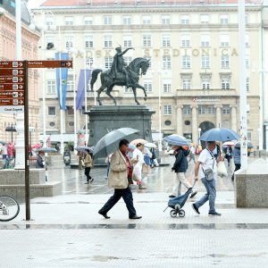 Kiša rashladila Zagreb