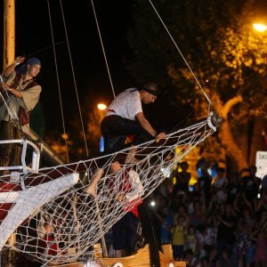 Rekonstrukcija gusarske bitke iz 13. stoljeća oduševila posjetitelje Omiša