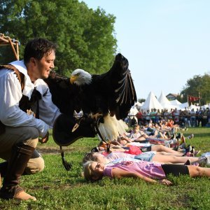 Koprivnica: Sokolari iz Slovačke najveća atrakcija zadnjeg dana Renesansnog festivala