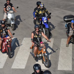 Pula: Tisuće motorista sudjelovalo u defileu povodom 25. godišnjice Croatia Bike Weeka