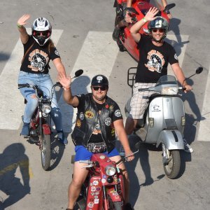 Pula: Tisuće motorista sudjelovalo u defileu povodom 25. godišnjice Croatia Bike Weeka