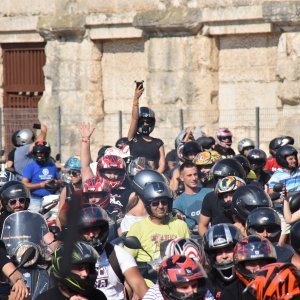 Pula: Tisuće motorista sudjelovalo u defileu povodom 25. godišnjice Croatia Bike Weeka