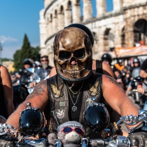 Pula: Tisuće motorista sudjelovalo u defileu povodom 25. godišnjice Croatia Bike Weeka