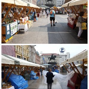 Kišno i hladno jutro u Zagrebu