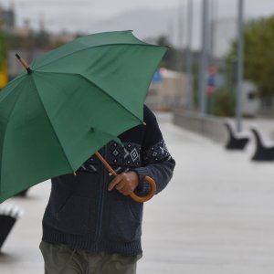 Kišno i hladno jutro u Šibeniku