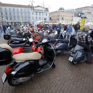 Susret ljubitelja Vespi u Zagrebu