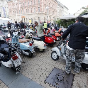 Susret ljubitelja Vespi u Zagrebu