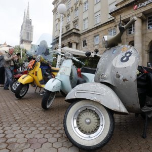 Susret ljubitelja Vespi u Zagrebu