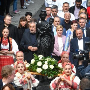 Marija Bistrica: Predsjednica Grabar-Kitarović prisustvovala obilježavanju blagdana Male Gospe