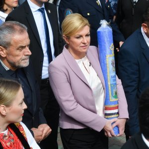 Marija Bistrica: Predsjednica Grabar-Kitarović prisustvovala obilježavanju blagdana Male Gospe