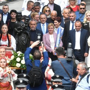 Marija Bistrica: Predsjednica Grabar-Kitarović prisustvovala obilježavanju blagdana Male Gospe