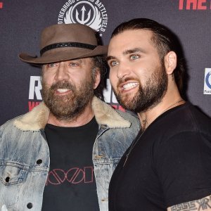 Nicolas Cage i sin Weston Coppola Cage