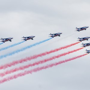 Krila Oluje i Patrouille de France izveli zajednički prelet i trenažne letove