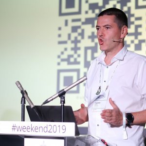 12. Weekend media festival 2019. Predavanje Weekend formatira radio, Vladimir Musicki.