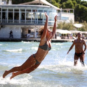 Bablje ljeto na splitskim Bačvicama