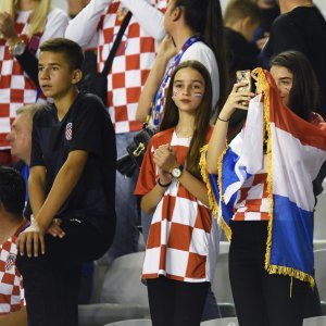 Hrvatski navijači na Poljudu