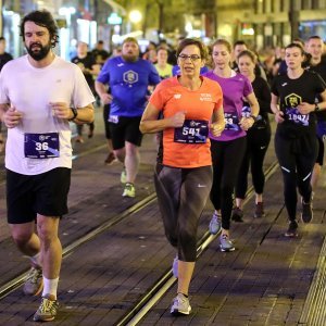 8. Zagrebački noćni cener na ulicama grada