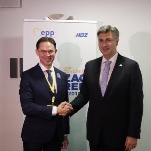 Andrej Plenković i Jyrkia Katainen, potpredsjednik Europske komisije