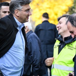 Zagreb: Susret premijera Plenkovića i kandidata Daria Juričana
