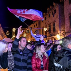 Koncert Marka Perkovića Thompsona na Stradunu povodom Dana branitelja