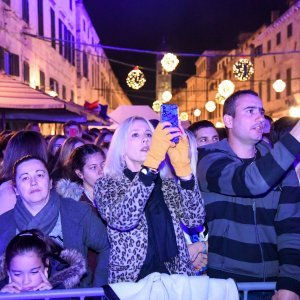 Koncert Marka Perkovića Thompsona na Stradunu povodom Dana branitelja