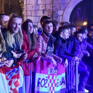 Koncert Marka Perkovića Thompsona na Stradunu povodom Dana branitelja