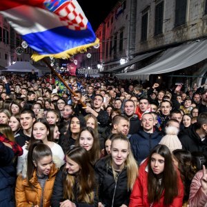 Koncert Marka Perkovića Thompsona na Stradunu povodom Dana branitelja