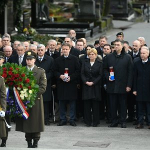 Mirogoj: Obilježavanje 20. obljetnice smrti Franje Tuđmana