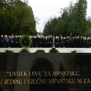 Mirogoj: Obilježavanje 20. obljetnice smrti Franje Tuđmana
