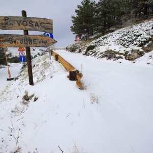 Snijeg na planini Biokovo