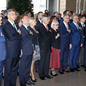 Božićni domjenak Vlade u Nacionalnoj i sveučilišnoj knjižnici