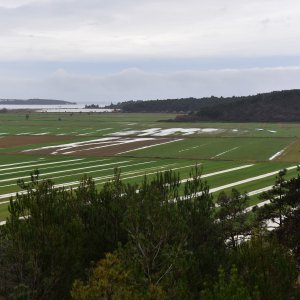 Polja u okolici Umaga i Buja dijelom poplavljena zbog velike količine oborina