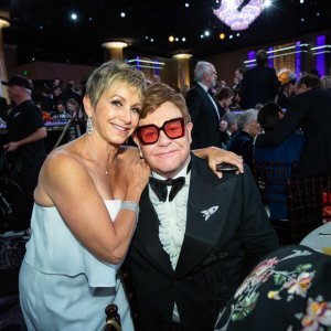 Gabrielle Carteris i Elton John