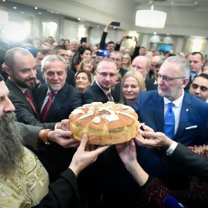 Milan Bandić, Goran Grlić Radman, Natalija Hmelina i Davor Božinović