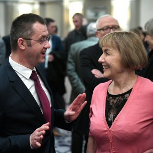 Igor Dragovan i Vesna Pusić