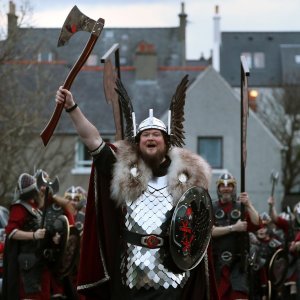 Vikinški festival Up Helly Aa u Lerwicku