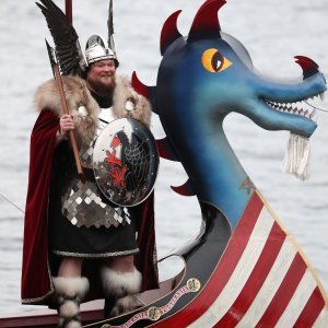 Vikinški festival Up Helly Aa u Lerwicku