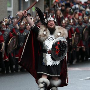 Vikinški festival Up Helly Aa u Lerwicku