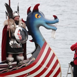 Vikinški festival Up Helly Aa u Lerwicku