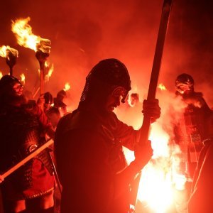 Vikinški festival Up Helly Aa u Lerwicku