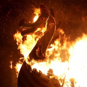 Vikinški festival Up Helly Aa u Lerwicku