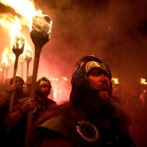 Vikinški festival Up Helly Aa u Lerwicku