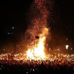 Vikinški festival Up Helly Aa u Lerwicku