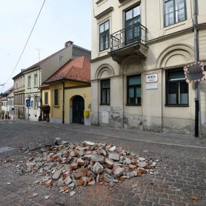 Zagreb: Oštećenja na Gornjem gradu nakon potresa