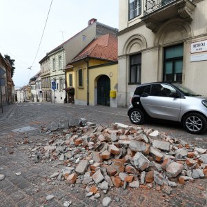 Zagreb: Oštećenja na Gornjem gradu nakon potresa