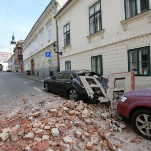 Zagreb: Oštećenja na Gornjem gradu nakon potresa