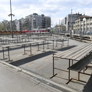 Zagreb: Zatvorena tržnica Kvatrić